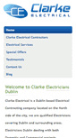 Mobile Screenshot of clarkeelectrical.ie